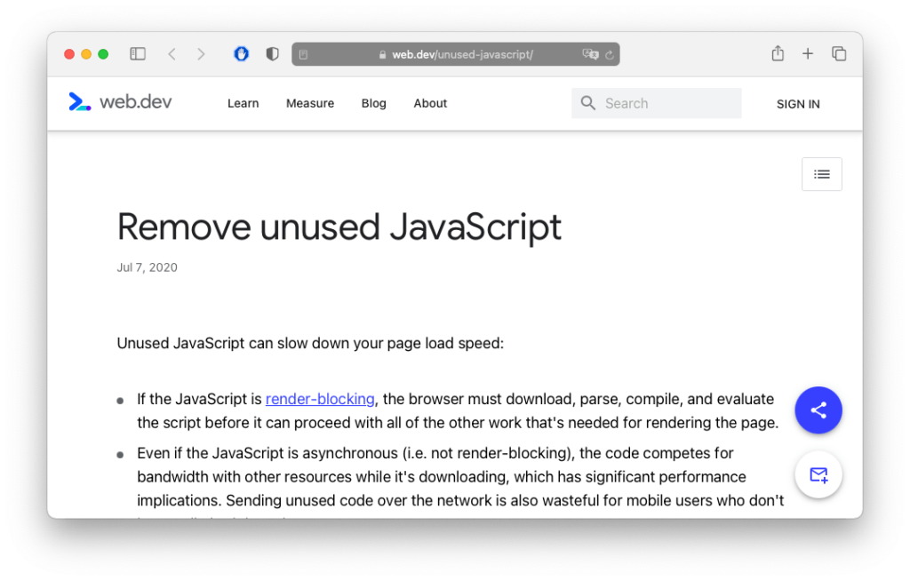 Remove unused JavaScript