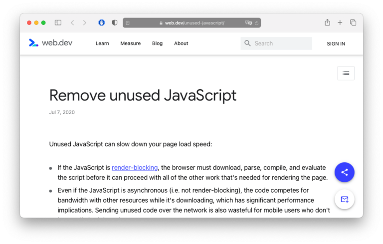 How to reduce unused JavaScript — RCruz 🚀 Super Fast Websites